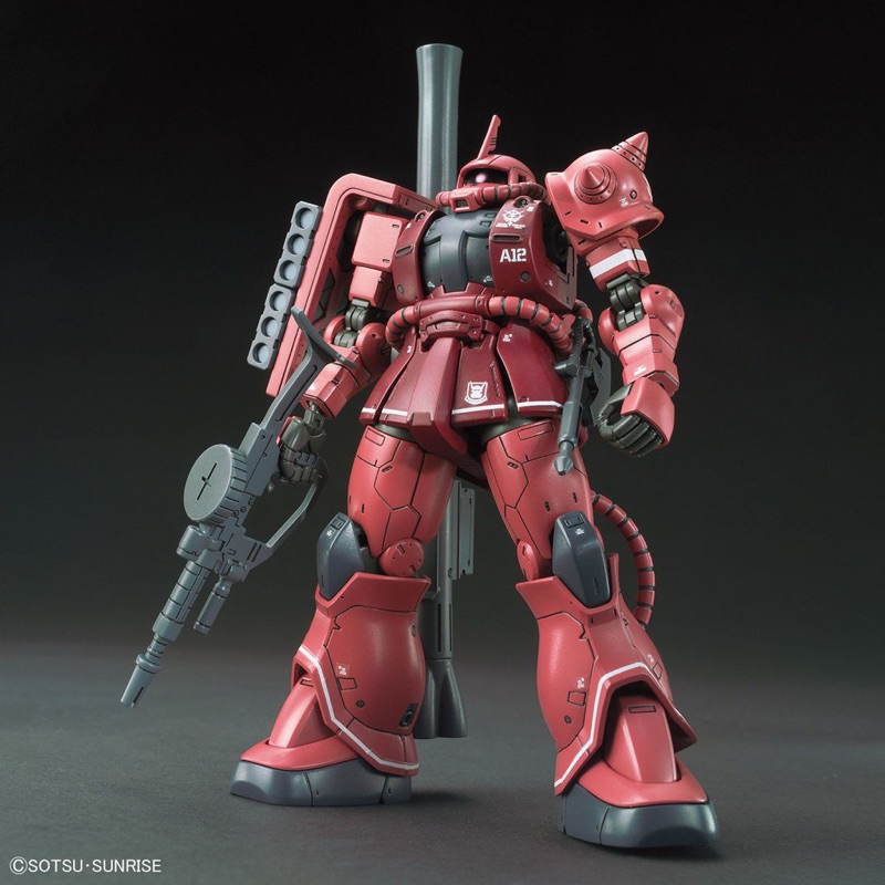 (พร้อมส่ง) BANDAI HG 1/144 MS-06S ZAKU II [RED COMET VER.] : THE ORIGIN