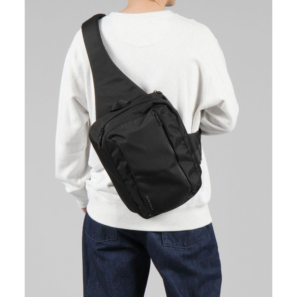 [NUMERALS] Body bag (Black) Polyester 100%