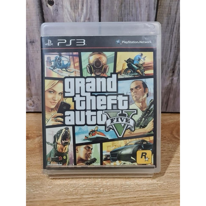 แผ่นเกมส์ Ps3 (PlayStation 3) เกมส์ Gta 5 ( Gtav )