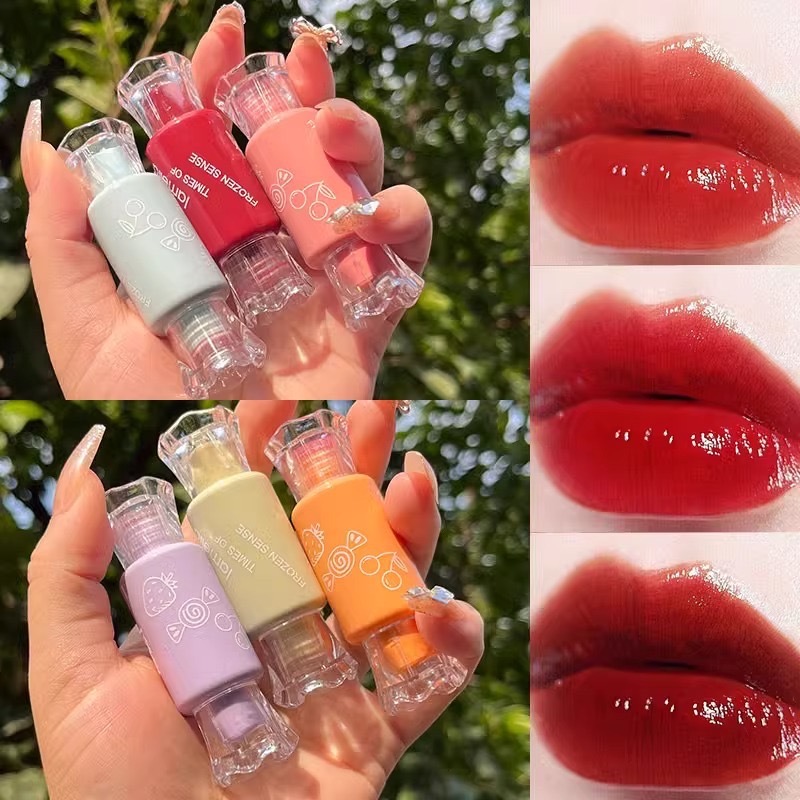 pink girl123 ลิปกลอส เนื้อน้ำ ให้ความชุ่มชื้น ติดทนยาวนาน มีทั้งหมด 6 สี C1078