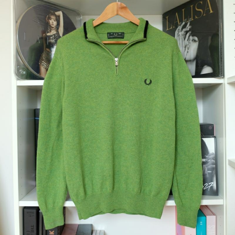 เสื้อ Fred Perry (Sweatshirt Wool) Made in Italy มือสองของแท้