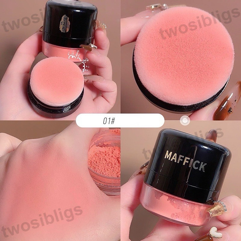 Maffick Vitality Girl บลัชออน ปัดแก้ม บลัชออนเนื้อครีม บลัชออนโทนส้ม สีติดทนนาน