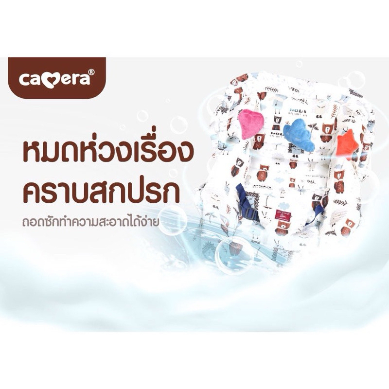 (ประกัน3ปี) CAMERA เปลโยก ลาย HOLA / Malmo พร้อมมุ้ง แรกเกิด-15กก. (C-MR58) - รูปที่ 5