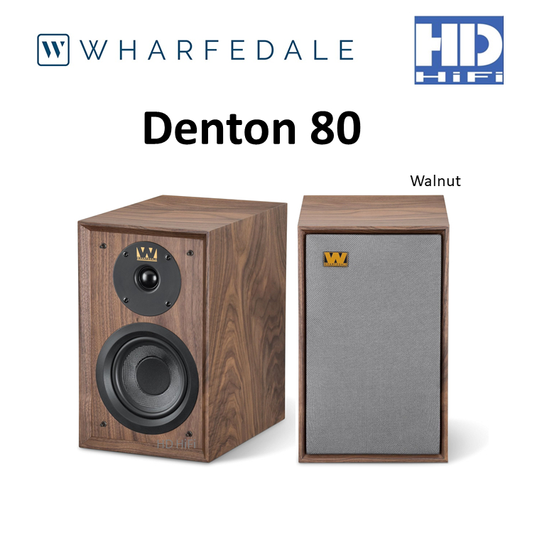 Wharfedale Denton 80 Bookshelf Speaker Walnut