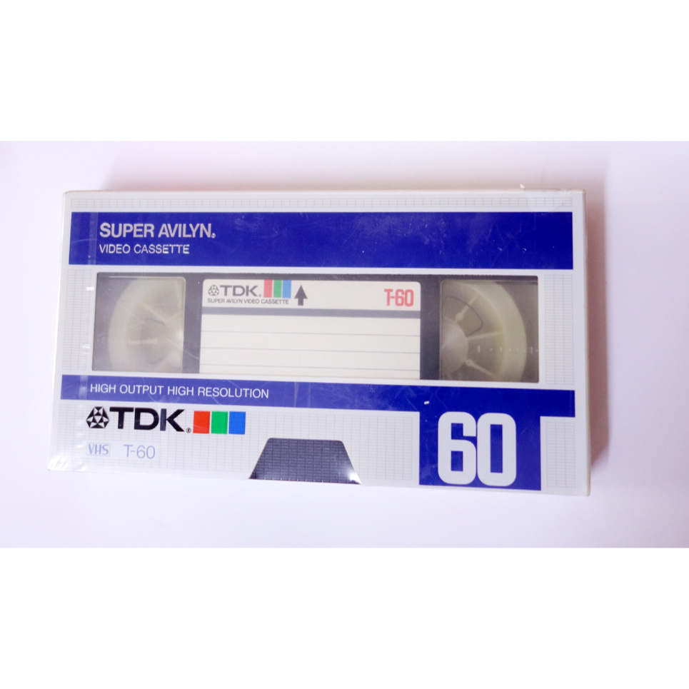 ม้วนวีดีโอเปล่าของใหม่ ม้วนVHS60นาที TDK T-60
