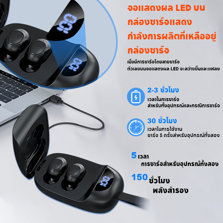 CallToU เครื่องช่วยฟัง คน หู ตึงชาร์ทได้ หูฟังคนหูหนวก เครื่องช่วยฟัง ไม้เท้าคนแก่ (รับประกัน 1 ปี) - รูปที่ 4