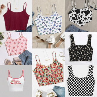 พร้อมส่ง สายเดี่ยวสาวอวบอ้วน พลัสไซต์ เสื้อกล้ามเซ็กซี่