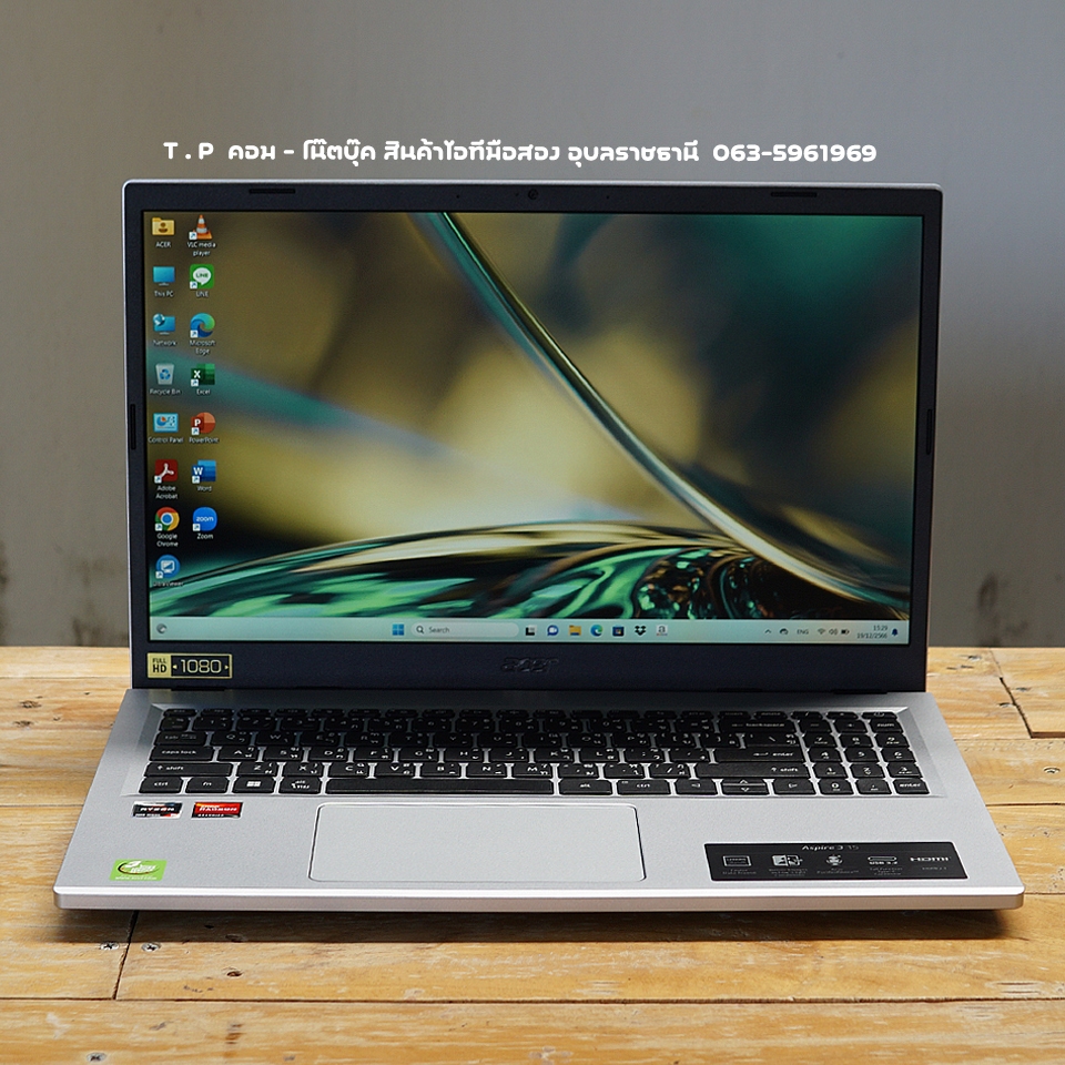 (เครื่องซื้อมา 7 วัน ) Notebook Aspire A315-24P-R6SK