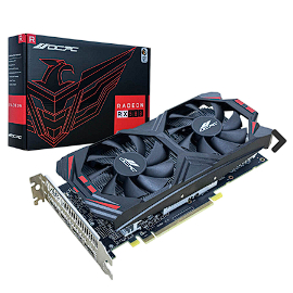 VGA OCPC RX 580 8GB GDDR5 256-Bit AMD RADEON RX580 8GB (การ์ดจอ)