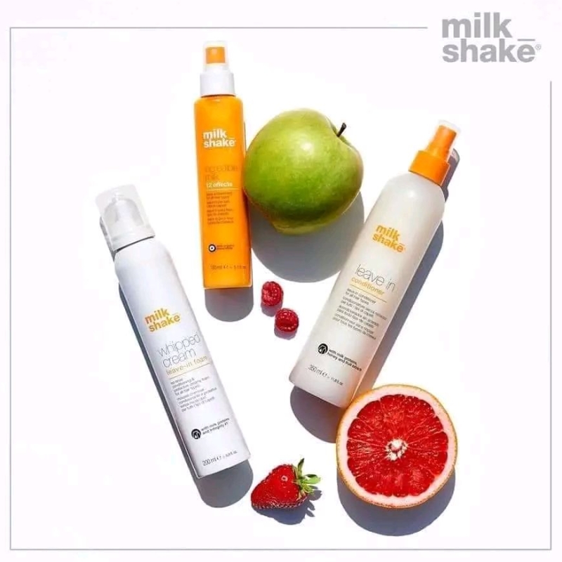 Milk Shake Leave In Conditioner​ flower /Whipped Cream /Incredible Milk ผลิตภัณฑ์​บ​ำ​รุ​ง​เส้น​ผม​ชนิด​ไม่ต้อง​ล้าง​ออก