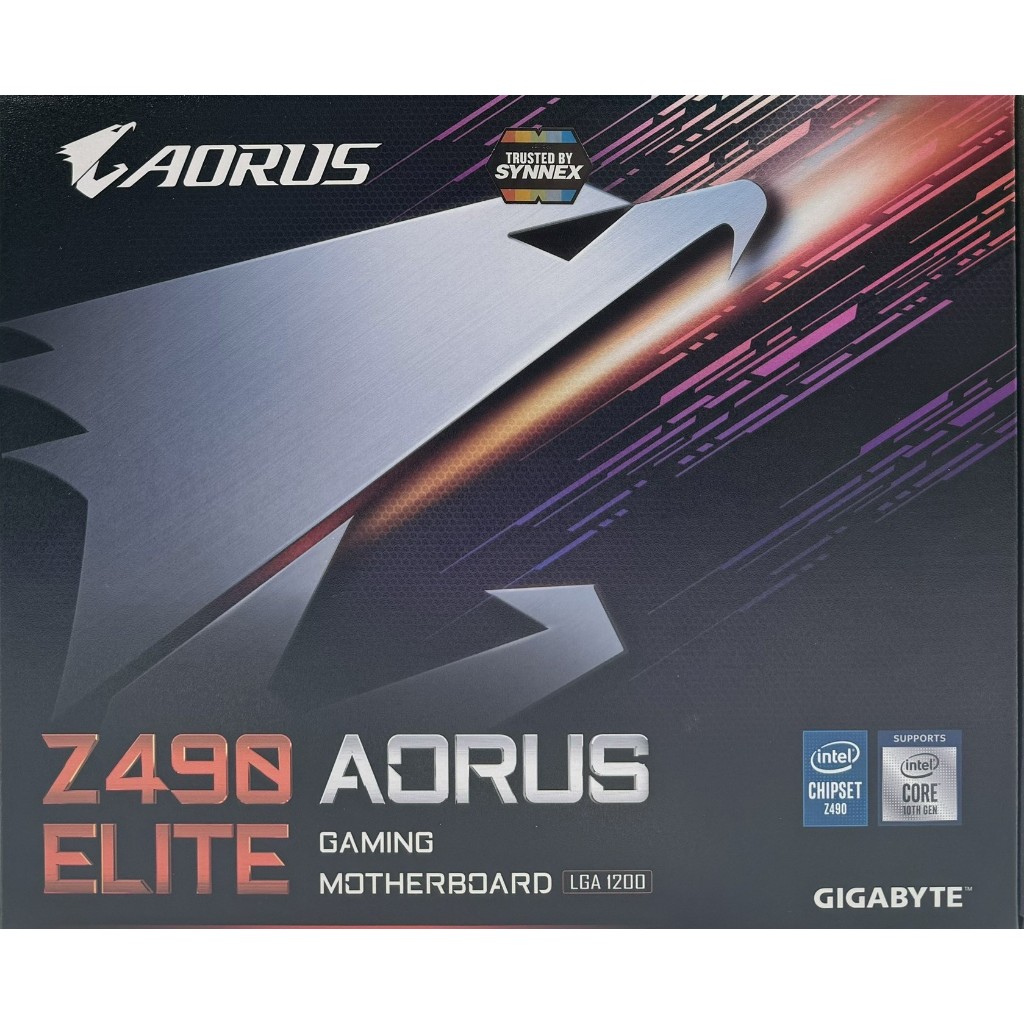 MAINBOARD (เมนบอร์ด) 1200 GIGABYTE Z490 AORUS ELITE มือสอง