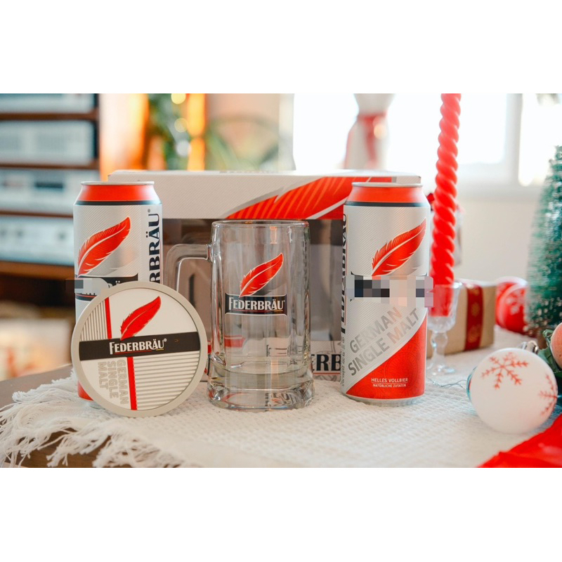 มาใหม่ เซตแก้วของขวัญ Federbräu Festive Pack #พร้อมส่ง