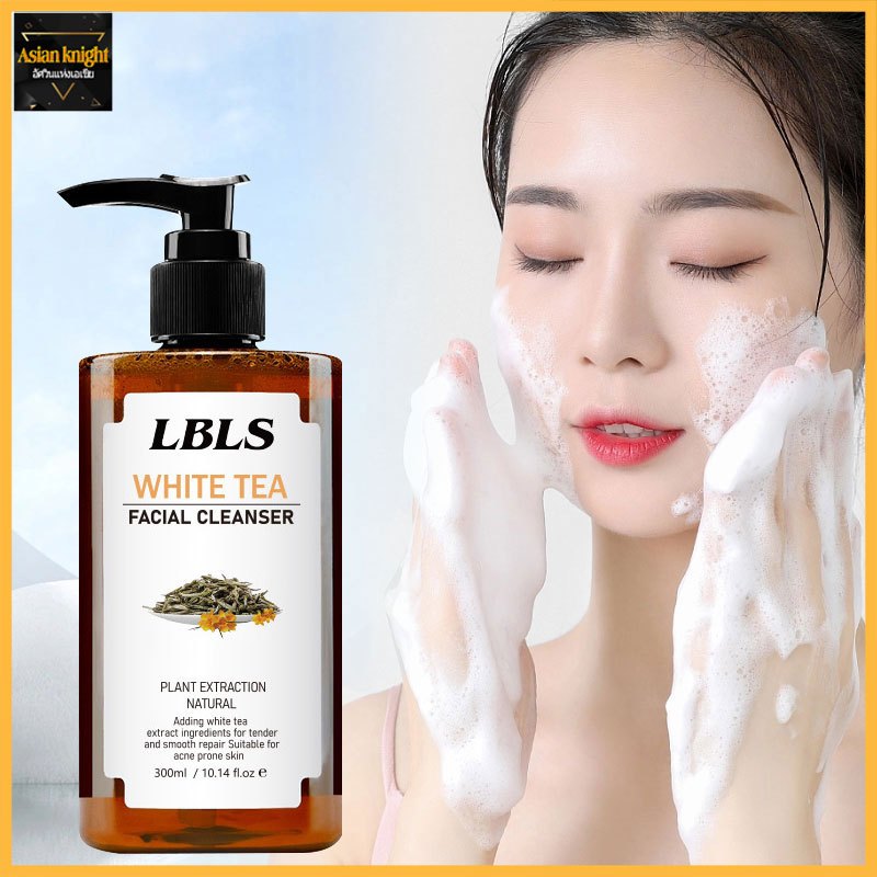 LBLS เจลล้างหน้าชาขาว สูตรอ่อนโยนไม่มีน้ำหอม White Tea Facial Cleanser 300ml-1505