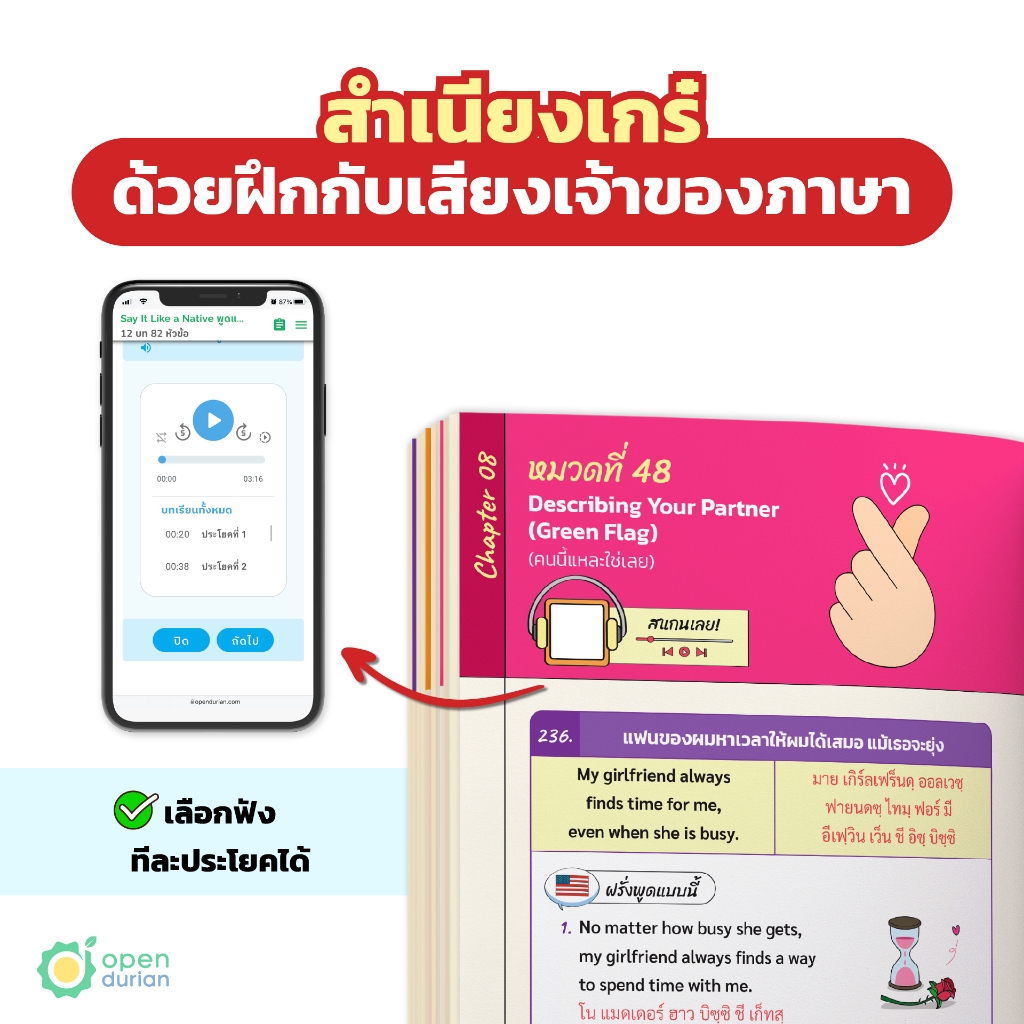 หนังสือ Say It Like A Native เล่มที่ 2 พูดแบบฝรั่ง ใครฟังก็ดูโปร! หนังสือภาษาอังกฤษ ภาษาอังกฤษ คำศัพท์by OpenDurian KDBS