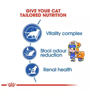 Royal Canin Indoor 7+ ถุงขนาด 8kg โรยัลคานิน อาหารแมวแก่ อายุ 7 ปีขึ้นไป เลี้ยงในบ้าน ถุงขนาด 8 กิโลกรัม