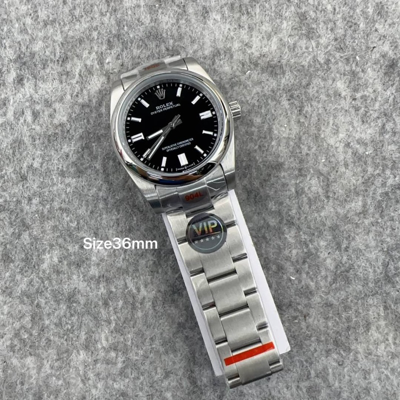 นาฬิกาข้อมือผู้หญิงrolex. op งานVip Size 36 mm
