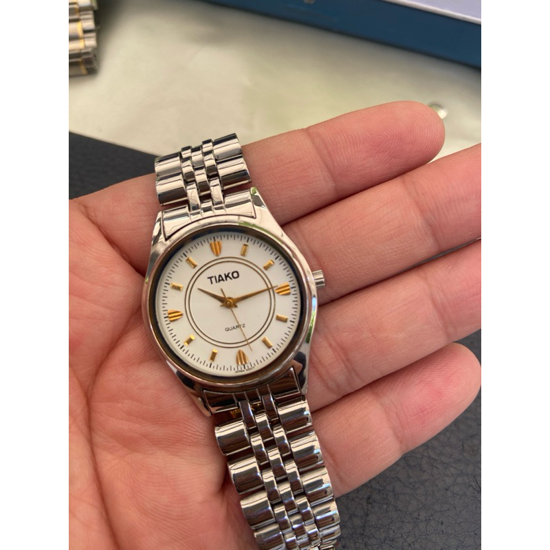 ขายนาฬิกา TIAKO QUART นาฬิกาผู้หญิง ของแท้ มือสอง