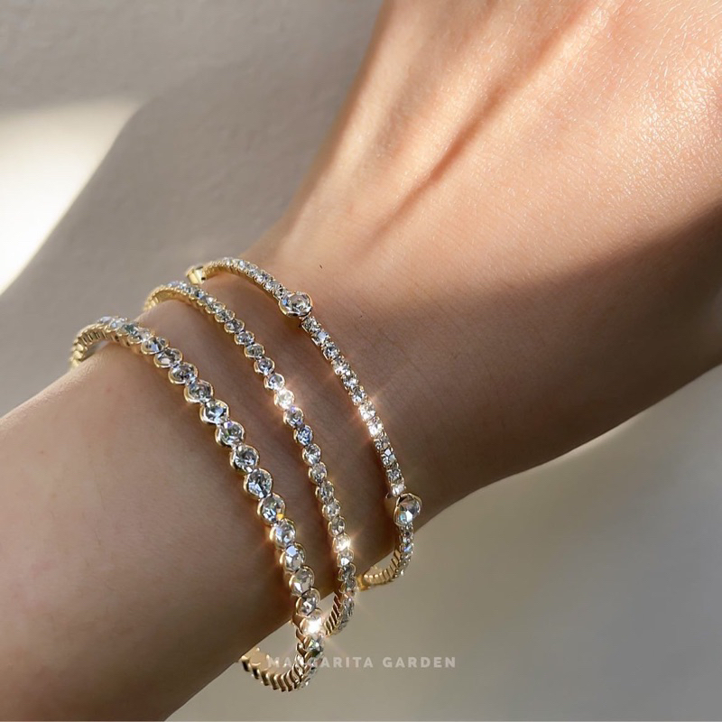 Margarita Round Crystal Bangle