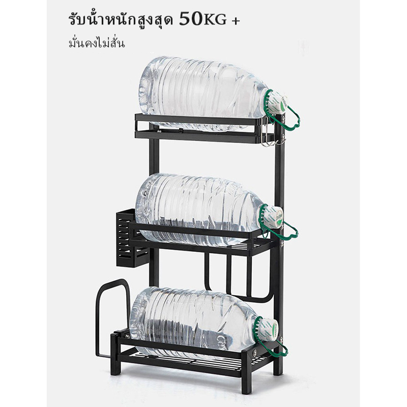 🔥สแตนเลส🔥ชั้นวางเครื่องปรุง 2/3 ชั้น ชั้นวางของในครัว สำหรับวางของในครัว