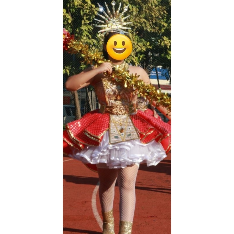 #ชุดดรัมเมเยอร์ #ชุดแฟนซี#ธีมสีทอง#ธีมสีแดง#กระโปรงฟูฟ่อง