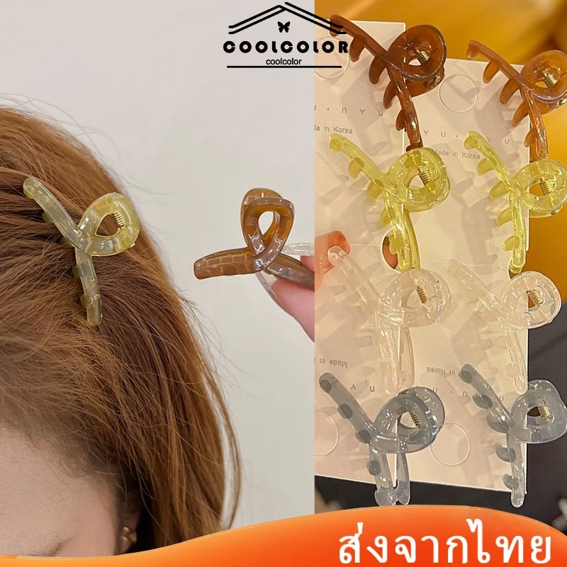 ในไทย💖กิ๊บติดผมคลิปฉลามขนาดเล็กสีเจลลี่เกาหลีเกาหลีแฟชั่นคุณภาพสูงสําหรับผู้หญิงขายส่งส่งเร็ว.COD