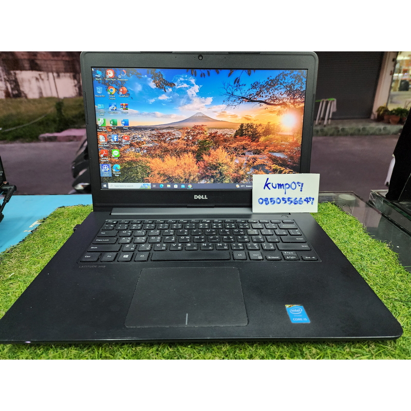 ขาย Notebook Dell Latitude 3450 Core i5 RAM 8 HDD 500 มือ2 สภาพดี แบตเก็บไฟ 4900 บาท ครับ