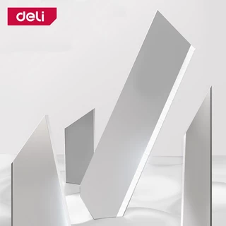 Deli คัตเตอร์มินิ มีดคัตเตอร์ หมุนเปิดปิด 180องศา รูห่วงแขวน ใบมีด SK5 คมนาน ไม่เป็นสนิม Cutter