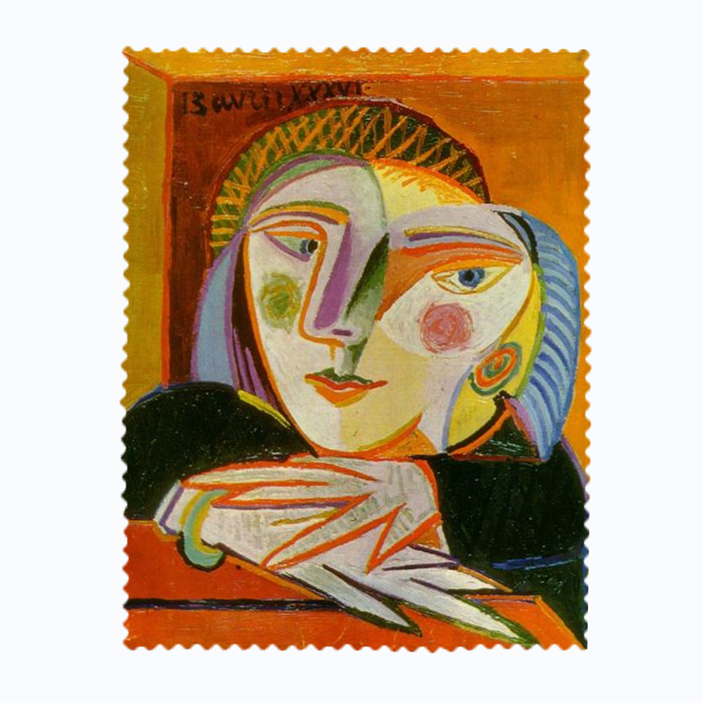 ผ้าเช็ดแว่นตา ผ้าเช็ดเลนส์ ไมโครไฟเบอร์ ศิลปะ ผลงาน Pablo Picasso ปาโบล ปิกัสโซ