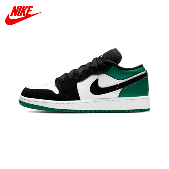 Nike Air Jordan 1Jordan Air Jordan 1 Black green รองเท้าบาส ของแท้ 100%