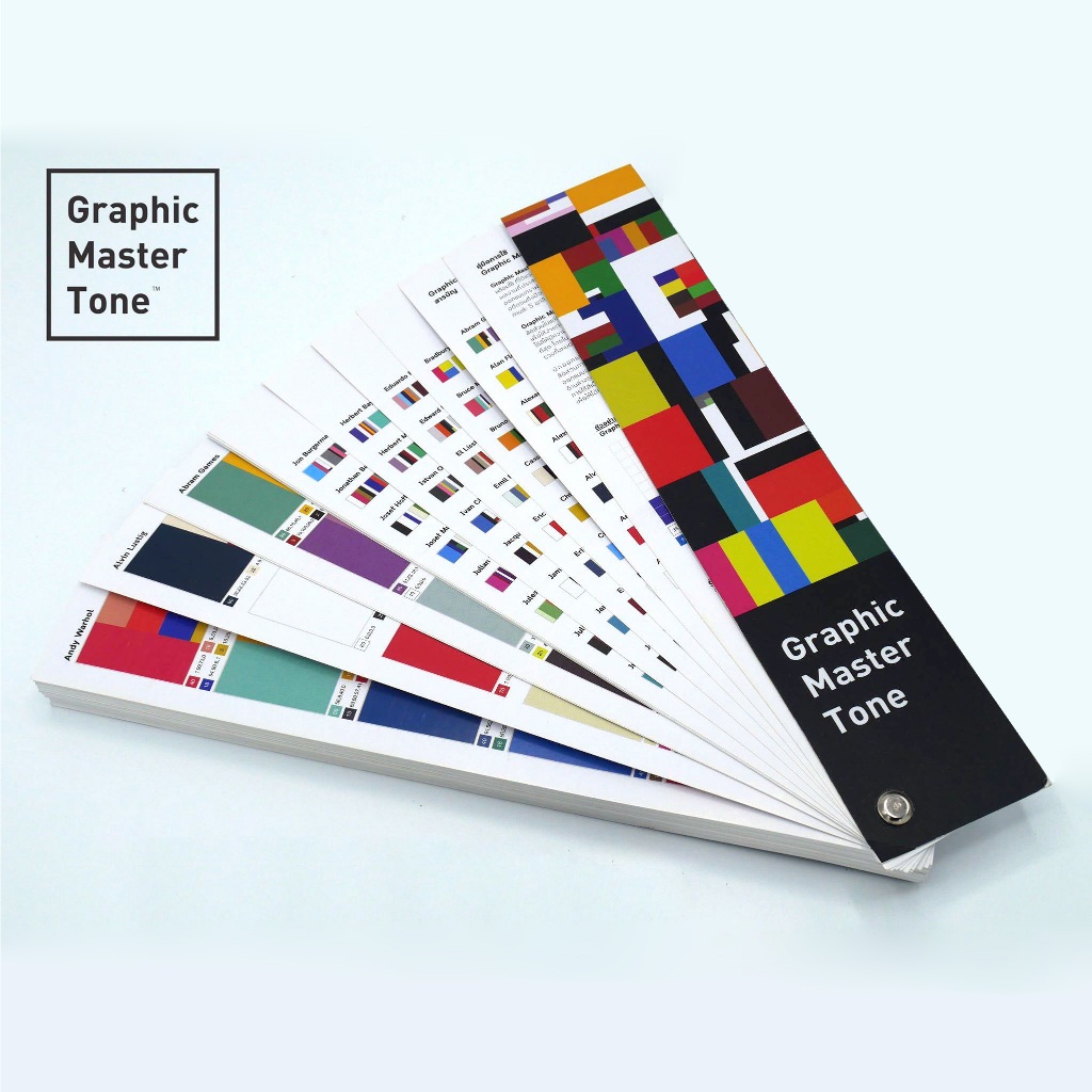 GraphicMasterTone / 500 ชุดสีระดับโลกจากนักออกแบบกราฟิกระดับโลก 100 ท่าน
