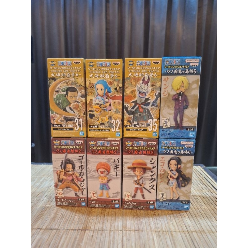 โมเดลงานลิขสิทธิ์แท้ FIGURE WCF ONE PIECE : ROGER, SANJI, ROBIN, SHANKS, BUGGY,CROCODILE