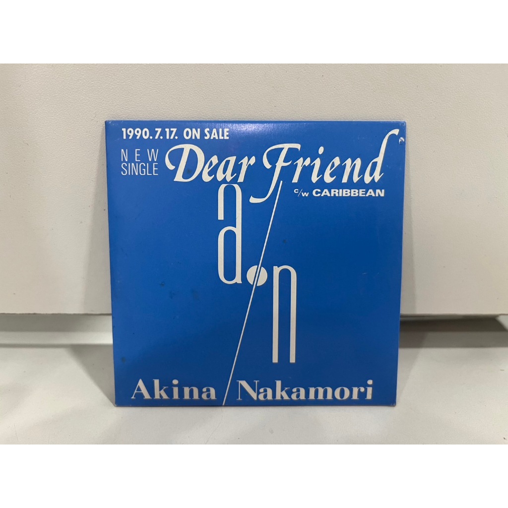 1 มินิCD MUSIC ซีดีเพลงสากล  NEW SINGLE Dear Friend C/w CARIBBEAN Akina Nakamori   (M3G113)