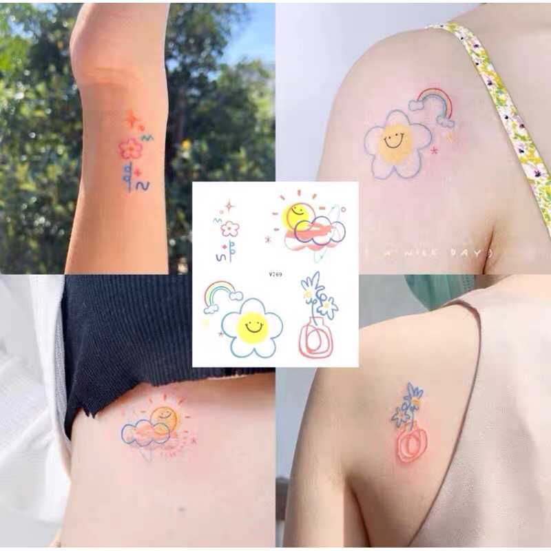 Tattoo size10.5x12 cm พร้อมส่ง