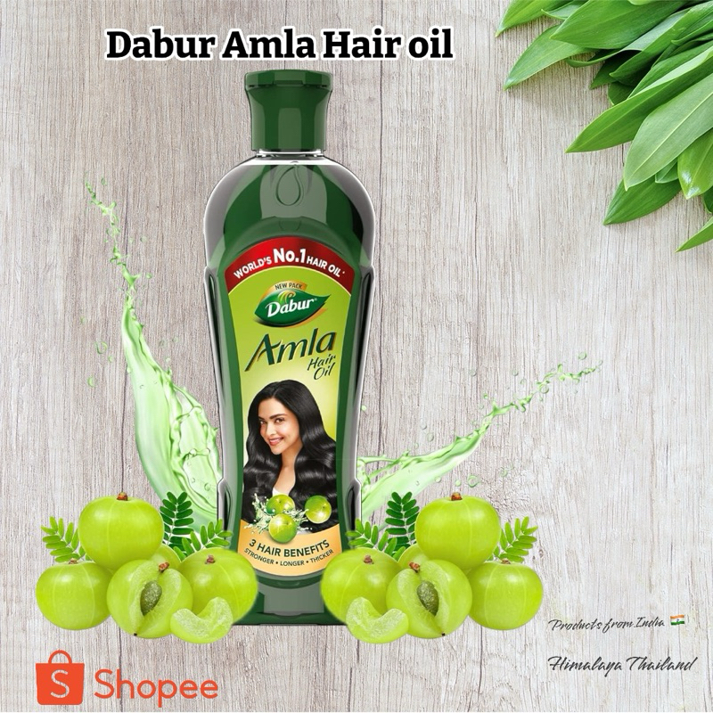 Dabur Amla Hair Oil 180 ml น้ำมันหมักผม ช่วยผมยาว ดก ดำ🇮🇳🇮🇳