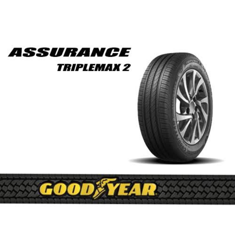 ยางรถยนต์ Goodyear ขนาด 185/65 R15 รุ่น Assurance Triplemax2 ***ยางปี2022