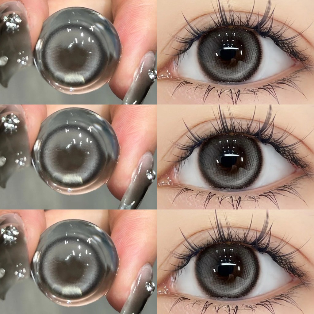 Midroo คอนแทคเลนส์สีกรองแสงคอนเทค Milk Peach Brown/Grey/Coffee เลนส์บิ๊กอาย