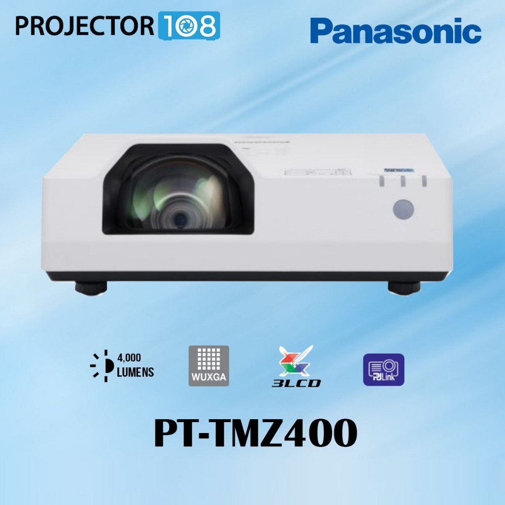 Panasonic PT-TMZ400 WUXGA Short-Throw Laser Projector (4,000 lumens)