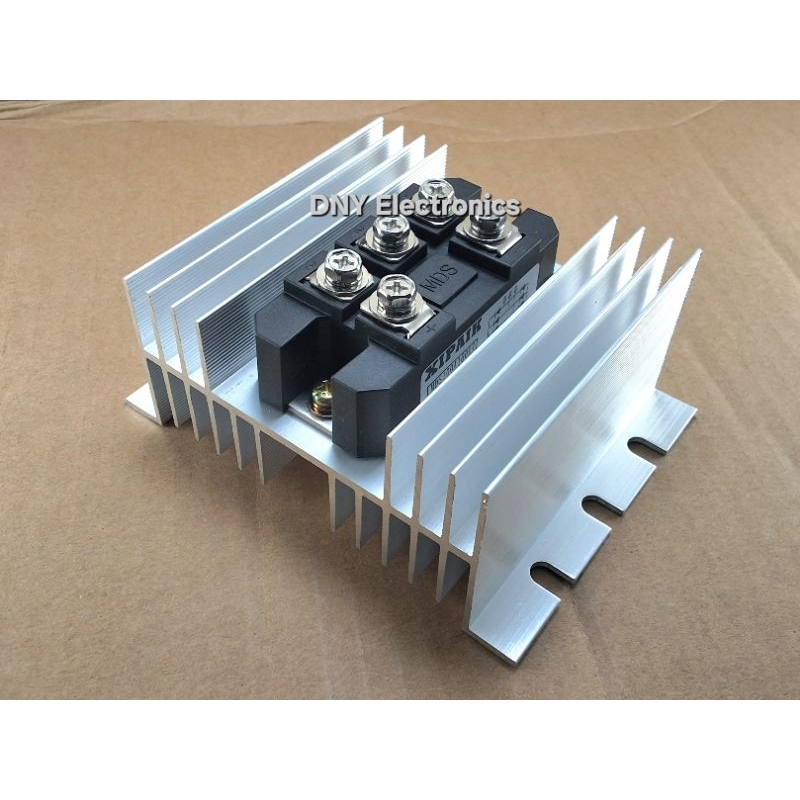 MDS100A1600V MDS100A BRIDGE DIODE 1600V 100A ไดโอด100A ไดโอดผสมไฟ ระบบกริดกรู พร้อมติดตั้งซิ้งค์ระบายความร้อน