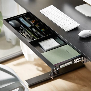 ERGOTREND TIDY Ultra-Slim Under Desk Storage Drawer (ลิ้นชักเก็บของใต้โต๊ะ)