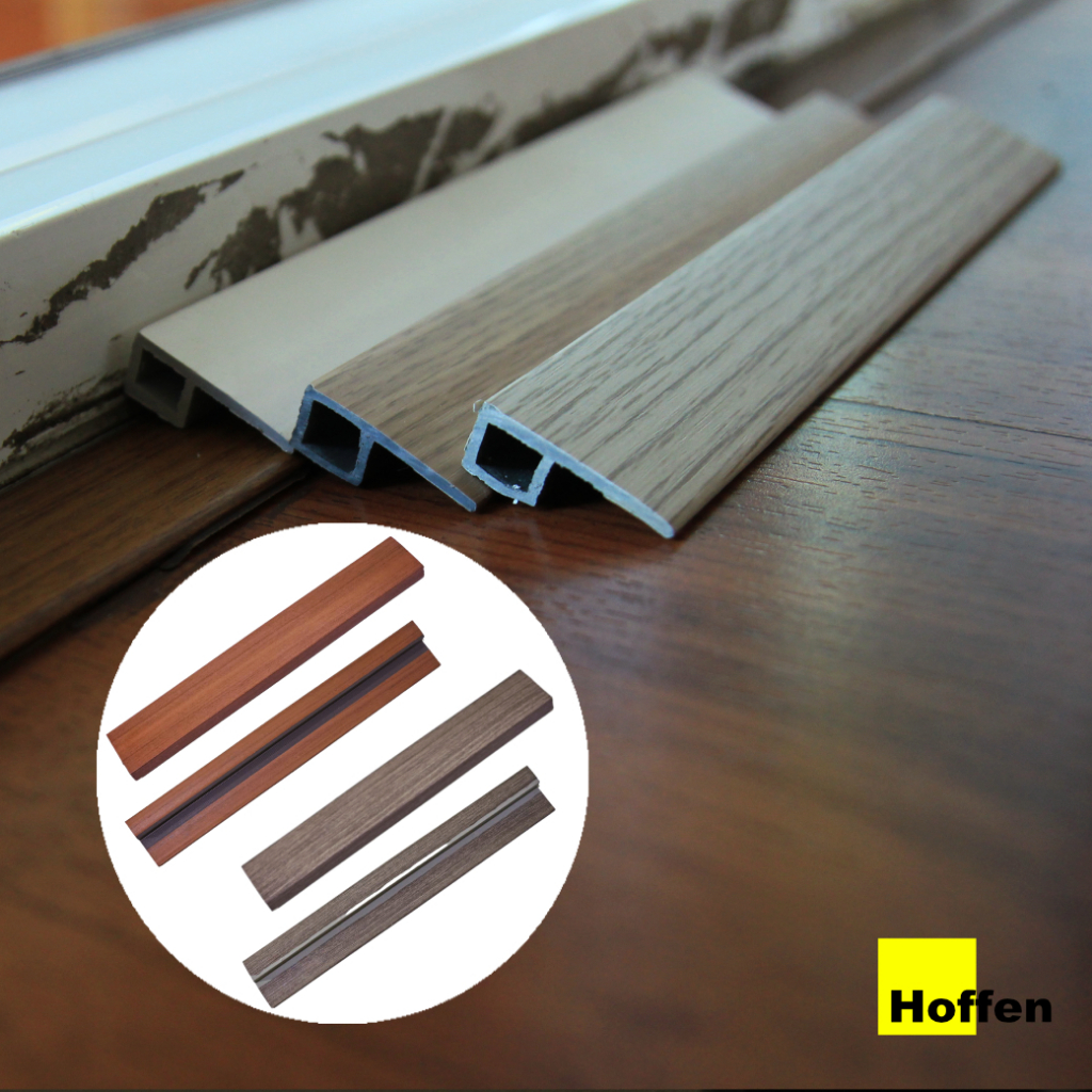 HOFFEN ตัวจบงาน เก็บขอบ Edging PVC มุมพื้น ขอบพื้น (จัดส่งเร็วมีปลายทาง)