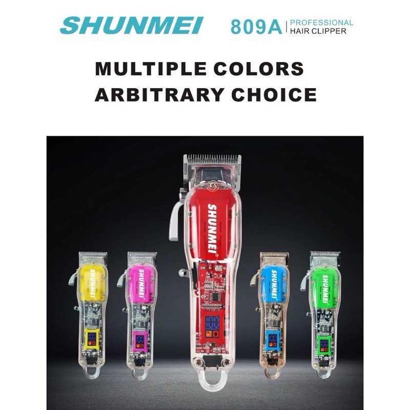 Shunmei รุ่น 808A ปัตตาเลี่ยนตัดผม ไร้สาย แบบตัดขึ้นทรง รุ่นยอดฮิต