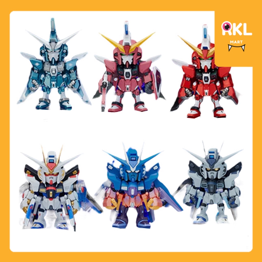 ☄️แยกตัว Qmsv-mini : Strike Freedom Gundam &amp; Justice Gundam 👾
