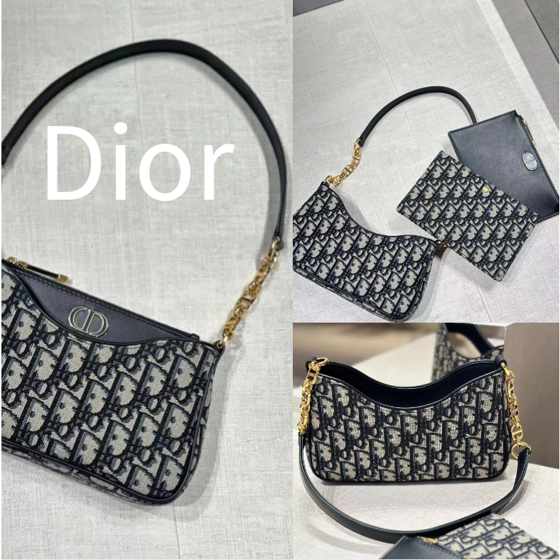 ดิออร์ Dior /30 MONTAIGNE HOBO AVENUE กระเป๋าถือใบเล็ก/ล่าสุด/กระเป๋าสะพายข้าง/กระเป๋าถือโซ่