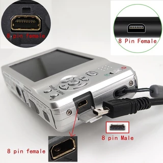 สายชาร์จกล้องดิจิตอล Sony Cybershot Dsc - W800 W810 W830 สำหรับรุ่นรูเล็ก 8 Pin