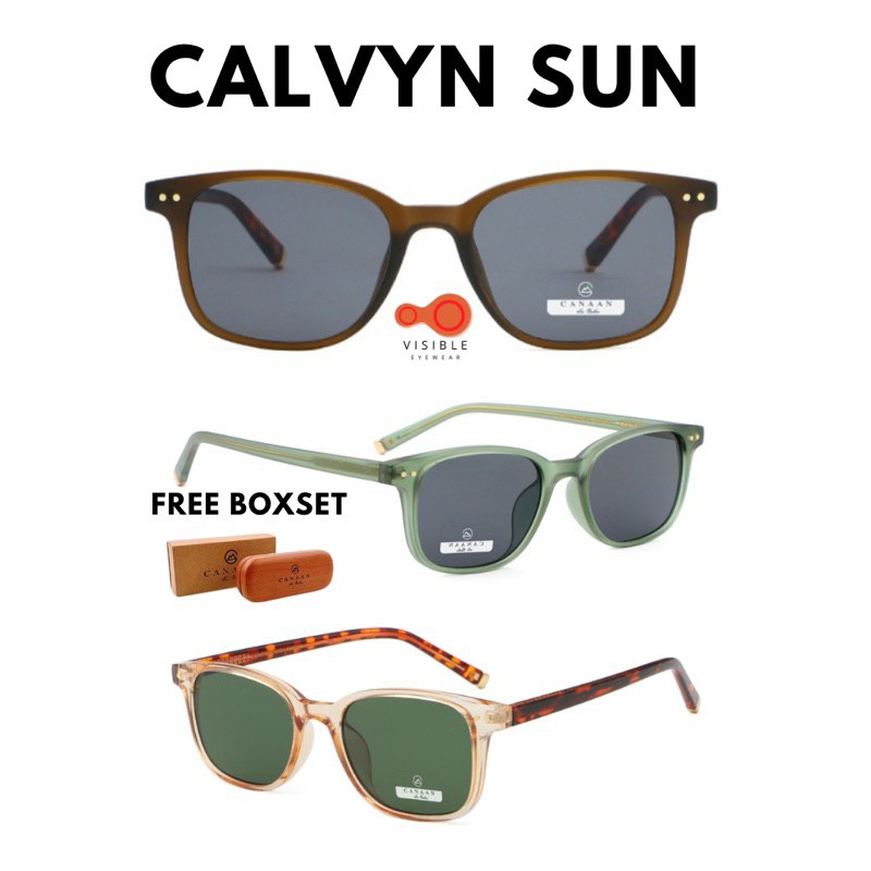 [VISIBLE EYEWEAR] 5300 Cylvyn Sun เลนส์กันแดด เลือกสีเลนส์ได้ ทำสายตา(ฟรี)