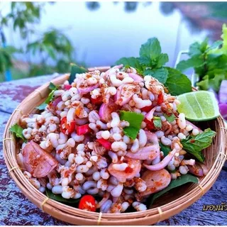 ไข่มดแดง ของหายากแต่อร่อย แซ่บสุดๆอยู่ที่ไหน ไกลบ้าน ก็ทานได้ ไข่สดใหม่ ใหญ่ๆเป้งๆ เเซ่บนัวร์ทุกเมนู
