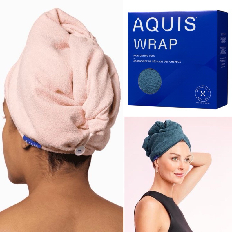 ผ้าคลุมผม AQUIS Rapid Dry Hair Turban หลายสี