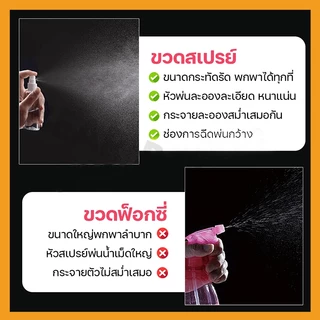 ขวดสเปรย์ 10-150ml ขวดสเปรย์แอลกอฮอล์ พลาสติก บรรจุของเหลว Bearbakery พร้อมส่งจากไทย