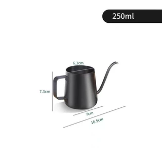 ❤ Diamond Coffee กาดริปกาแฟ สแตนเลส สีเงิน/สีดำ 250/350/600ml Stainless Pour-Over Coffee Drip Pot กาดริปกาแฟ สแตนเลส304