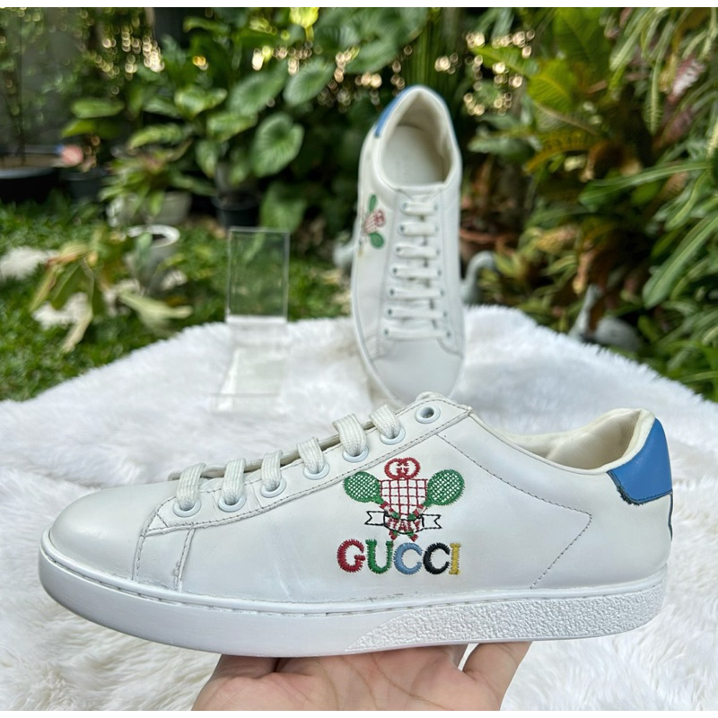 รองเท้า Gucci Ace Tennis Sneaker Sz.37 มือสองแบรนด์แท้
